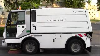 Balayeuse Eurovoirie BucherSchörling Citycat 5000  Street Sweeper Road Sweeper Kehrmaschine [upl. by Guod]