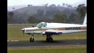 SUPERAIR Fletcher VHEQC amp Cresco VHPGE depart for work in opposite directions Armidale NSW [upl. by Acsot]