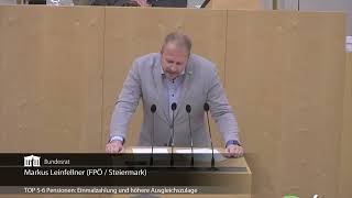 Markus Leinfellner  Teuerung Pensionen  20102022 [upl. by Irabaj]