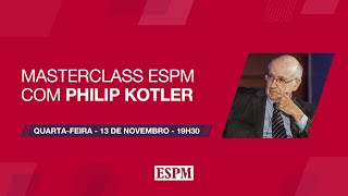 Masterclass ESPM com Philip Kotler [upl. by Enoch843]