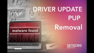 Driver Update quotVirusquot Removal Guide Solved [upl. by Semaj]