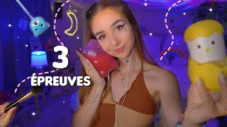 ASMR 3 ÉPREUVES pour DORMIR 😴 tu ne vas pas tenir [upl. by Arrat]