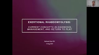 Exertional Rhabdomyolysis  Fellow Online Lecture Series [upl. by Saba685]