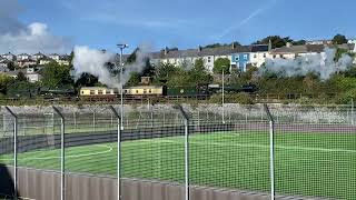 7029 Clun Castle and 5043 Earl of Mount Edgecumbe reversing from Laira Friday 27 September 2024 [upl. by Noira]