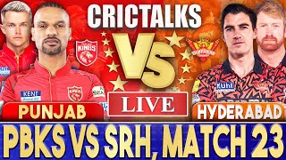 Live PBKS Vs SRH Match 23 Chandigarh  IPL Live Scores amp Commentary  IPL 2024  3 Overs [upl. by Avilys]