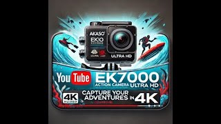 Review AKASO EK7000 Action Camera with EIS Ultra HD Underwater [upl. by Ibrek624]