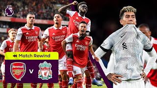 Arsenal vs Liverpool  Martinelli Saka Nunez amp Firmino Score  Premier League Highlights [upl. by Ardekal]