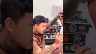 Girl and Tattoo ថ្ងៃដំបូងដែលយើងជួបគ្នា 😁 Laser Tattoo shorts [upl. by Calandria]