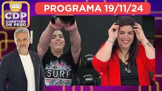 CUESTIÓN DE PESO  PROGRAMA 191124 [upl. by Bambie]