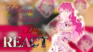 Villains are destined to die reacts  Gacha life 2  Unpopular reaction [upl. by Assila29]