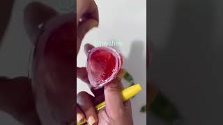 ⏪⏪reverse 🍓Strawberry Squishy DIY with Nano Tape and slime ✨nanotape shortvideo crafts [upl. by Kendy176]