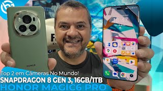 Honor Magic 6 Pro  O RIVAL do iPhone 15 Pro MAX e do S24 ULTRA Review [upl. by Jerry]