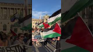 🇵🇸🇦🇹🍉🇪🇺 Hofburg Vienna Austria Pro Palestine Protest [upl. by Sherman]