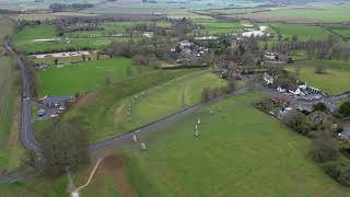 Avebury Manor and Stones WhatAView 4K Drone Footage [upl. by Anitsej]