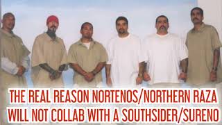 THE TRUTH WHY NORTHERNNORTENO RAPPERS WILL NOT COLLAB ON A TRACK WITH SOUTHSIDE RAPPERS 100 [upl. by Nnylsor]