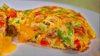 Como Hacer Un Omelette  Recetas Saludables y Faciles [upl. by Kirrad267]