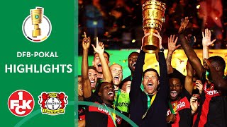 Leverkusen are DFBPokal Winners  1 FC Kaiserslautern vs Bayer 04 Leverkusen 01 DFBPokal Final [upl. by Ian]