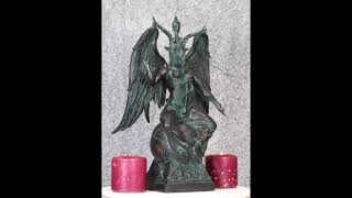 Ebros 15quotH Church of Satan Baphomet Sabbatic Goat Idol Satanic Occultic Statue [upl. by Clementis]