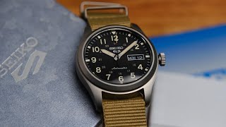 Seikos New Field Watch Will Blow You Away  Seiko 5 Sports SRPG35 Unboxing [upl. by Aihsatal484]