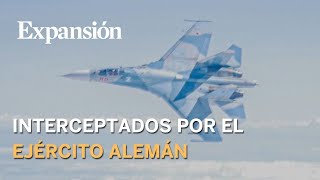 Tres aviones militares rusos interceptados sobre el Mar Báltico [upl. by Assirahc]