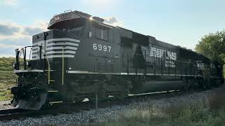 Norfolk Southern H19 at Wago Road  91324 [upl. by Lucia]