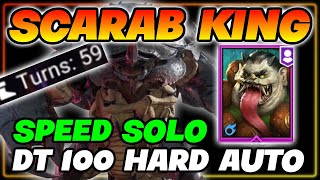 TORAGI CAN SPEED SOLO SCARAB KING HARD DT 100  RAID Shadow Legends [upl. by Teilo]