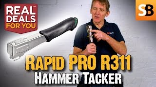 Rapid PRO R311 Quickload Hammer Tacker [upl. by Rebekah962]