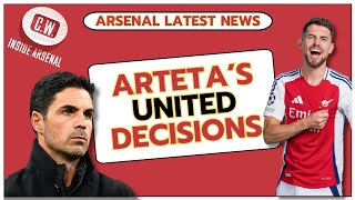 Arsenal latest news Artetas United decisions  Martinelli recall  Team news  Sakas Ballon dor [upl. by Shere]