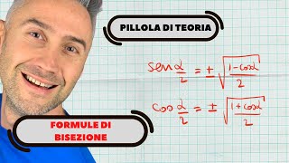 Quali sono e come si usano le formule di bisezione spiegazione semplice [upl. by Teador]