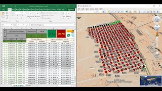 Utm coordinate to Wgs84 amp Google earth [upl. by Cutlor]