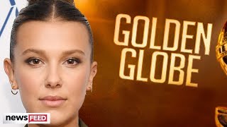 Millie Bobby Brown SKIPS OUT On 2020 Golden Globes [upl. by Noivad170]