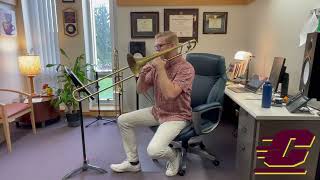 202425 MSBOA High School AllState Jazz Band Trombone Etude [upl. by Eula]