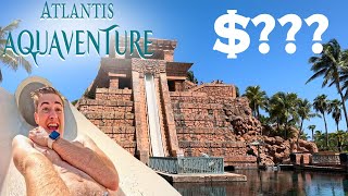 I Visited the Most Expensive Water Park in the World  Atlantis Aquaventure Bahamas Vlog [upl. by Ardnic958]