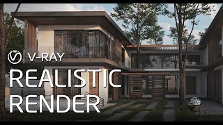 Vray 6 Realistic Rendering Tutorial  Best Vray Settings Must Learn [upl. by Elmajian]