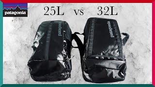 Patagonia Black Hole 25L vs 32L Travel Pack  A Clear Winner [upl. by Aniratac]