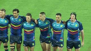 2017 RLWC Warm Up  Combined Affiliated States v England [upl. by Yehudit]