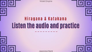 Hiragana amp Katakana Practice hard words Hiragana Katakana ကိုအသံခက်တဲ့ စာလုံးတွေနဲ့လေ့ကျင့်ကြမယ် [upl. by Leahcimaj]