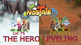 THE HERO LEVELING  NOSWHEEL SCAMMED ME  GEAR UPGRADE  Nostale Journey 04 [upl. by Sivatco467]