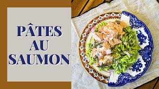 PÂTES AU SAUMON sans crème  SoyonsKitch [upl. by Farant]