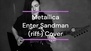 MetallicaEnter Sandman riff Cover [upl. by Chickie115]