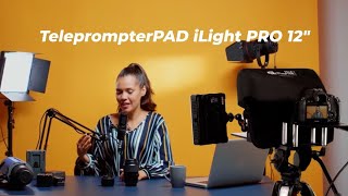 TeleprompterPAD iLight PRO 12  product showcase [upl. by Anirbaz]