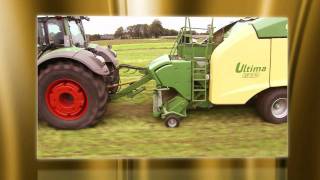 AGRITECHNICA 2011 Goldmedaille NONSTOP Round BalerWrapper Combination quotUltimaquot Krone [upl. by Aramoix]