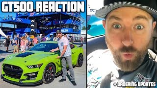 2020 GT500 FIRST DRIVE REACTION FROM VAUGHN GITTIN JR  ORDERING UPDATE [upl. by Ilahsiav554]