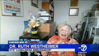 NY loneliness ambassador Dr Ruth Westheimer joins on Extra Time [upl. by Nedyrb]