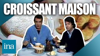 Croissants et génoise faits maison de Michel Oliver 🥐 ☕  INA Les recettes vintage [upl. by Ellennahs151]