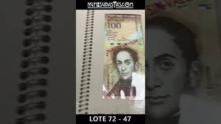 Álbum especial protocolar del lanzamiento del Bolívar fuerte Entrega reservada a dignidades del BCV [upl. by Ztnahc]