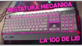 TASTATURA MECANICA DE 100 DE LEI [upl. by Farr]