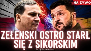 Zełenski ostro starł się z Sikorskim problemy w stosunkach Ukrainy z Polską [upl. by Laband]