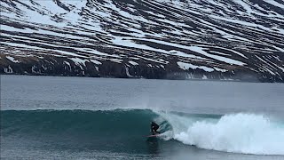 quotICELAND FIRESquot PERFECT SURF in the ARCTIC OCEAN [upl. by Easlehc]