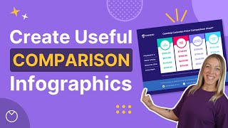 How To Create Infographics – Make Comparison Infographics ‘Side By Side’ [upl. by Cristabel956]